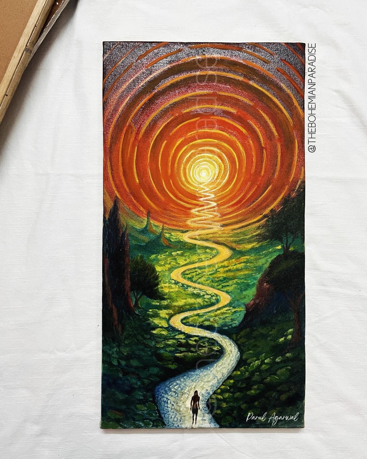 Pathway to the Sun - A Canvas Artwork