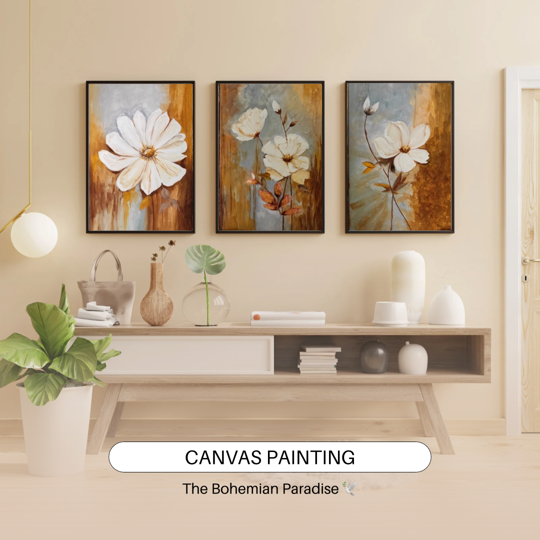 Whispers of Blooms - A Trio on Tiles
