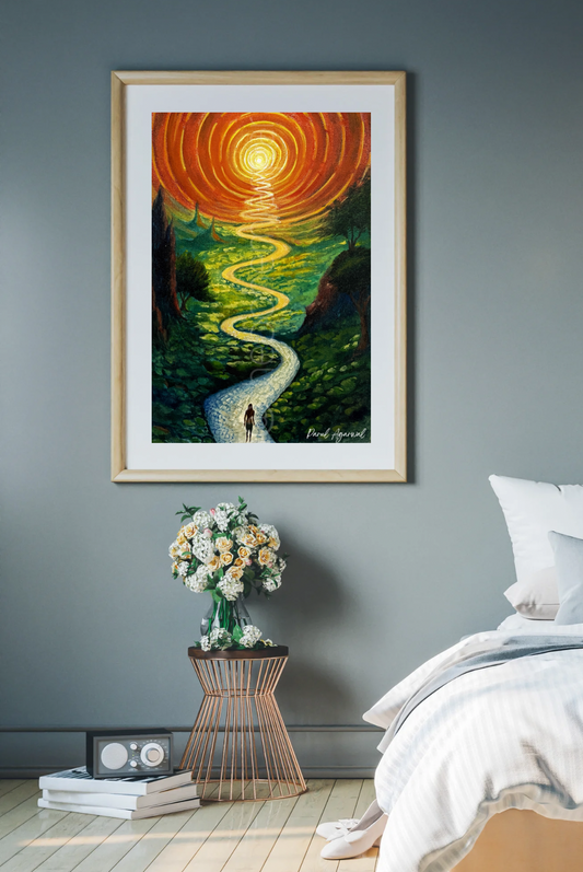 Pathway to the Sun - A Canvas Artwork